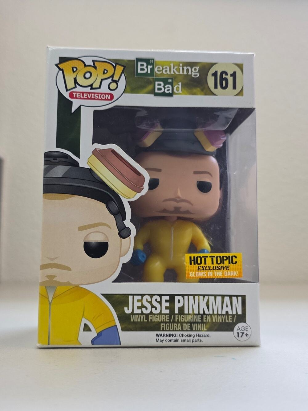Funko Pop! Breaking Bad - Jesse Pinkman - (Glow) - Hot Topic w/ Protector